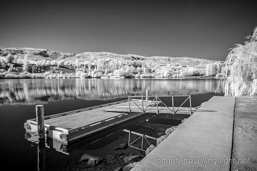 Jetty on Lake Dunstan, Otago