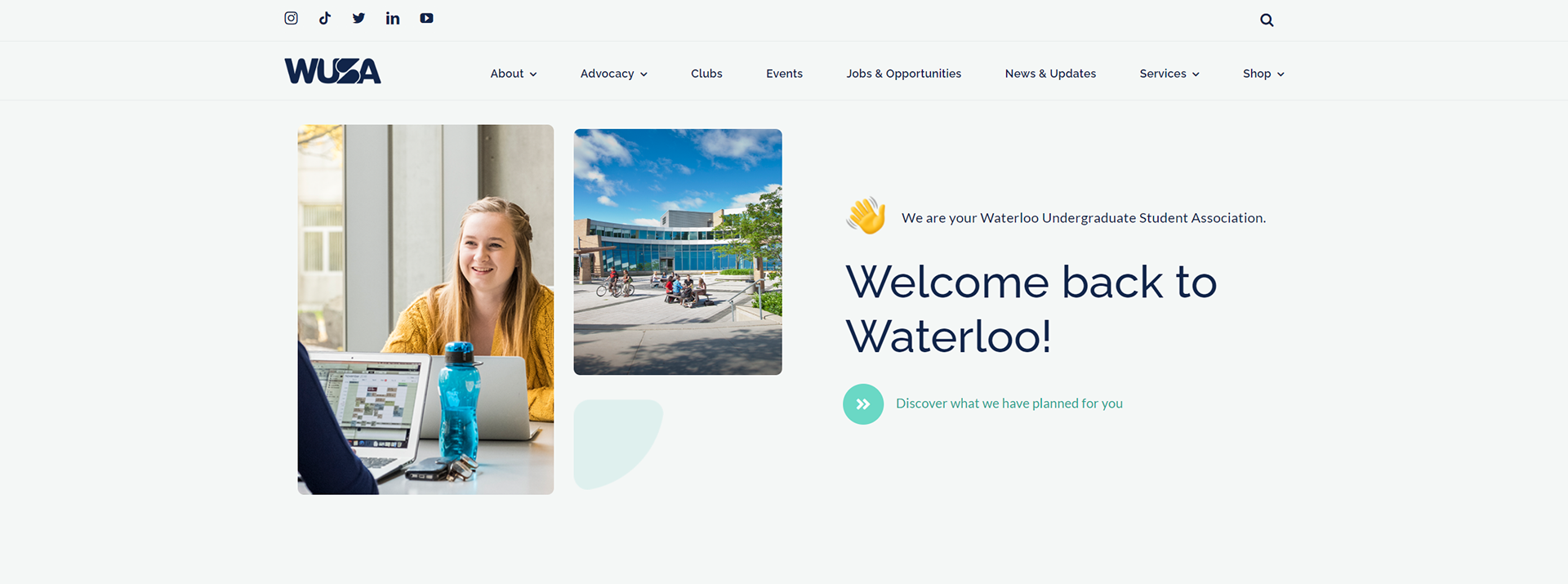 New Site Header and Home Page