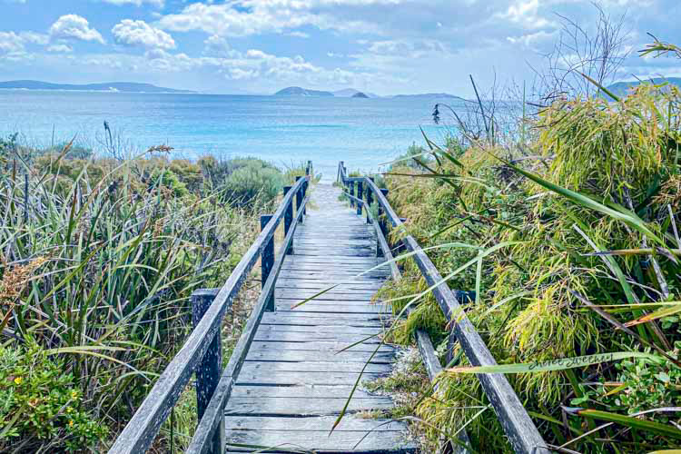 Boardwalk to Good Beach, Albany