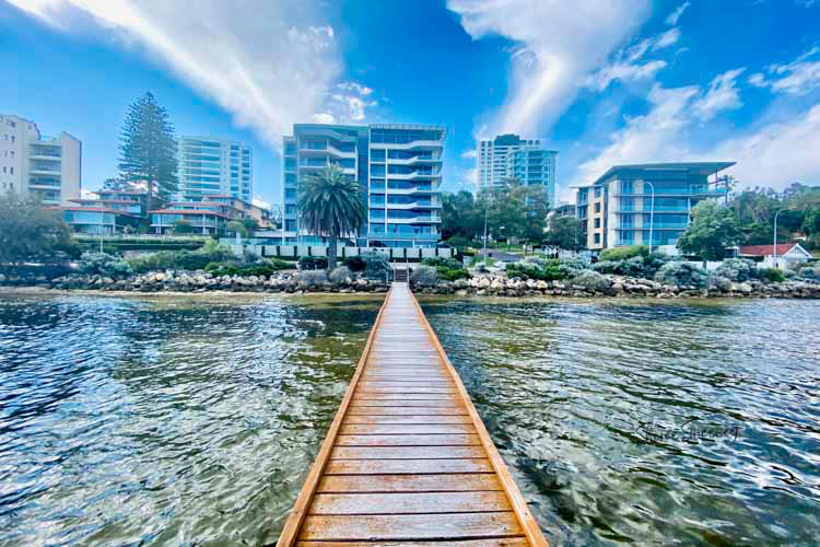 View from Blue Boat Shed, Perth