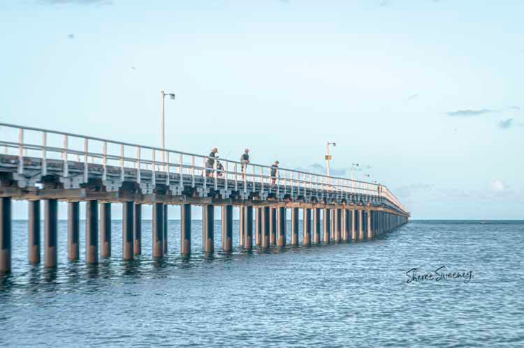 Fishing in Big Blue, Urangan Pier