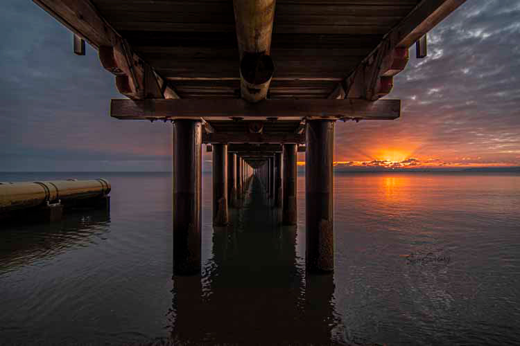 Sunrise Blaze, Urangan Pier