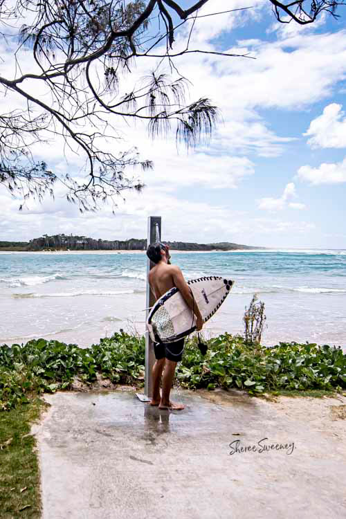 Shower, Noosa River