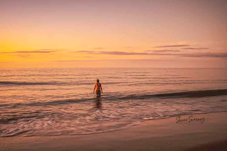 Swimming in Pastel 02, Torquay Beach