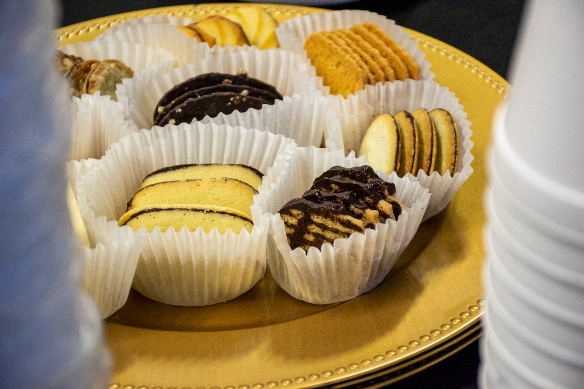 biscuits free for all during tea & tabletop games