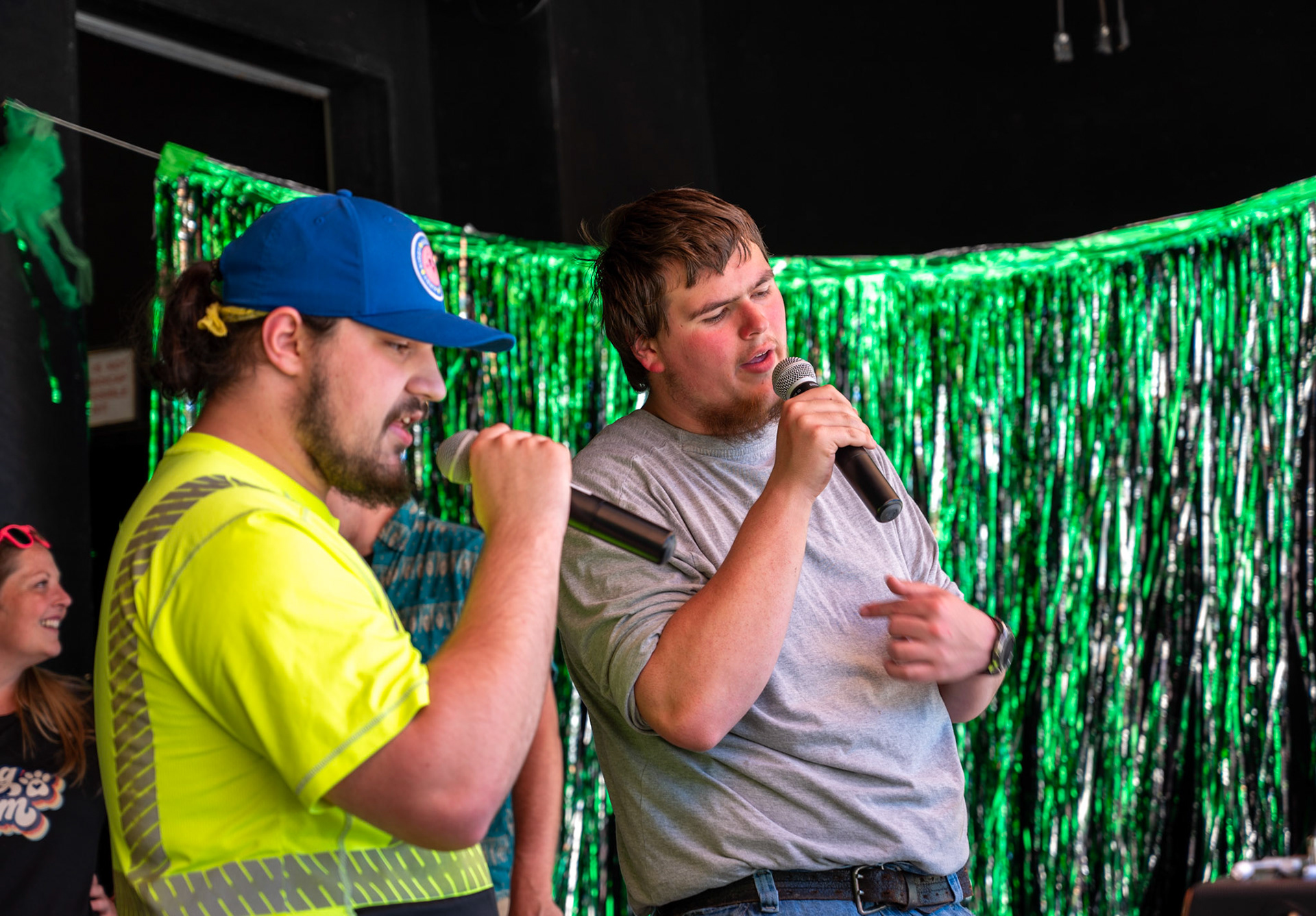 Live karaoke – a divisive performance.