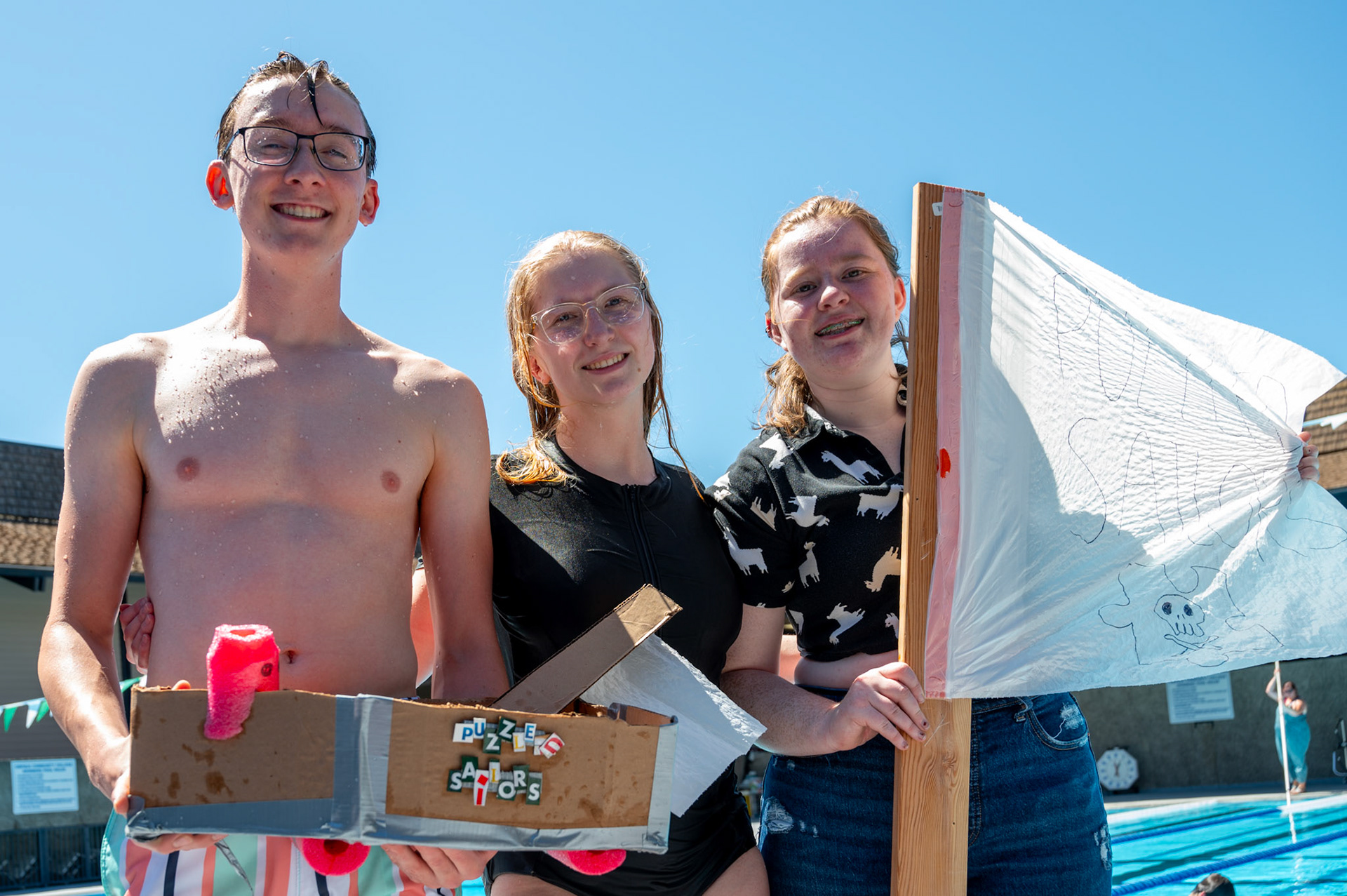 The Puzzled Sailors won the boat race!