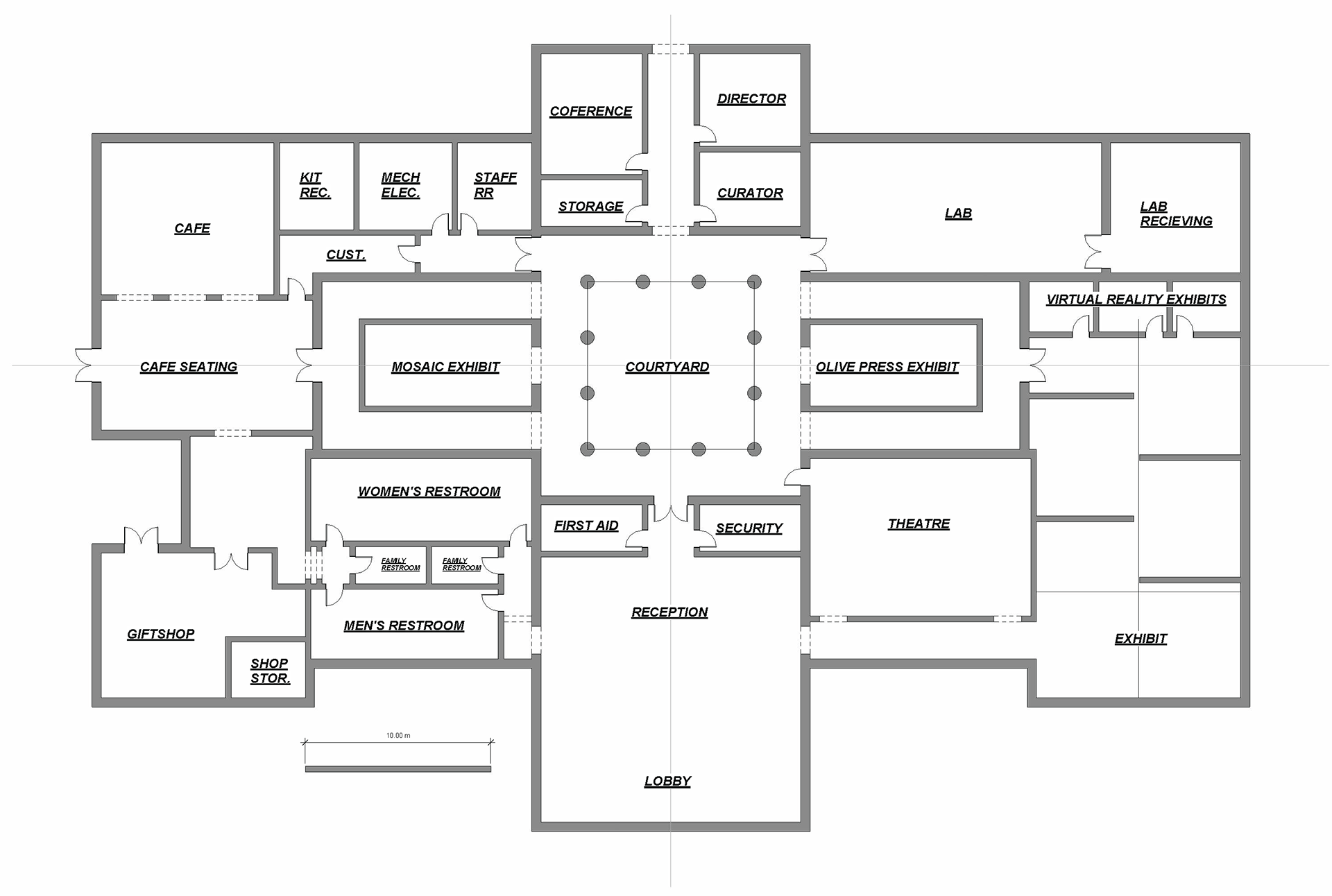 Final floorplan iteration before starting on final drawings