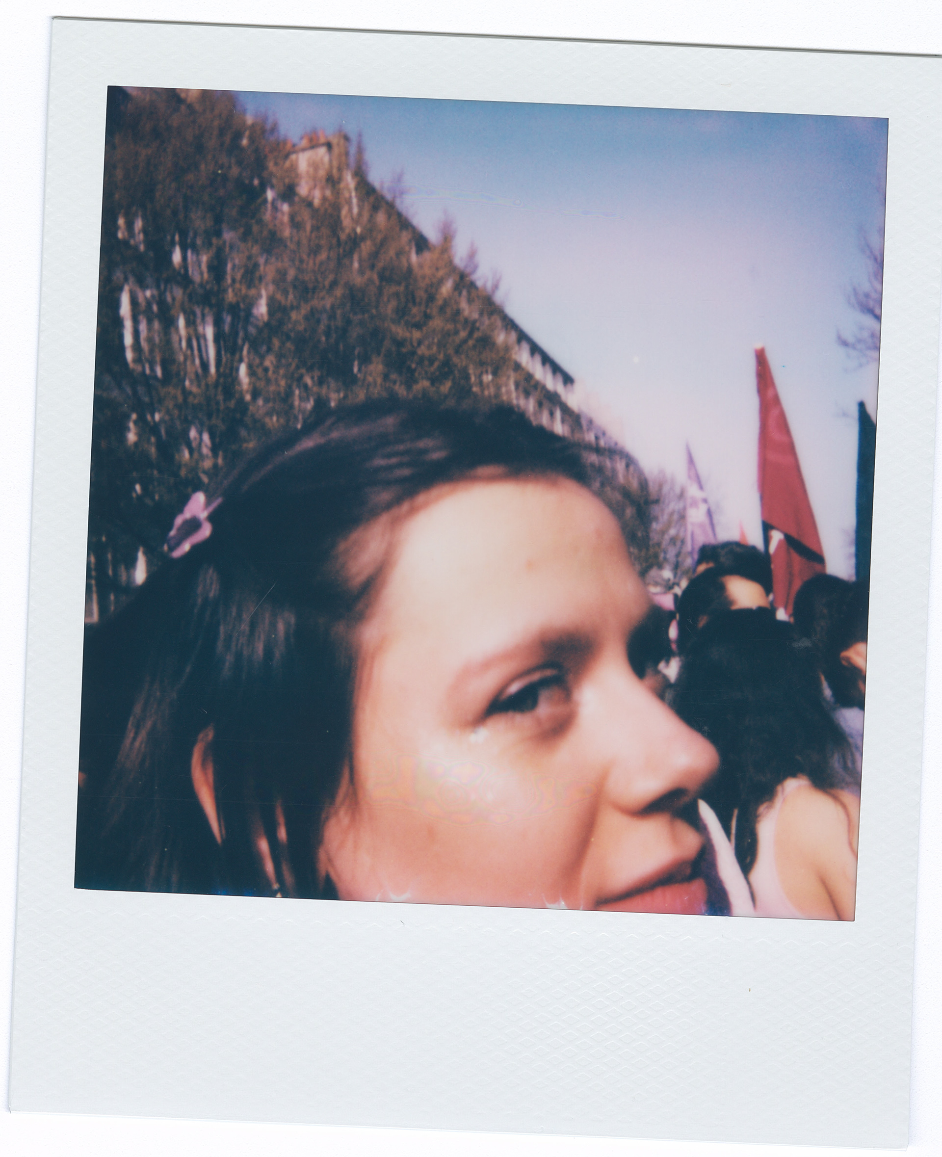 Rachel Dano is a French filmmaker and activist. She co-founded the feminist collective Notre Ohrage and is a member of the activist techno group Planète Boum Boum. The photos were taken on March 8, the day of action, awareness, and mobilization dedicated to the fight for women's rights