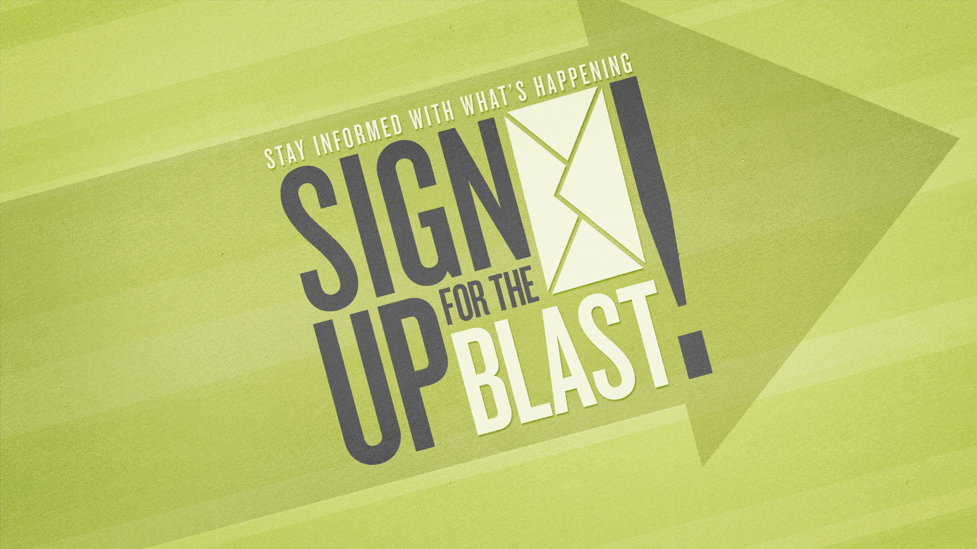 Email Newsletter - Announcement