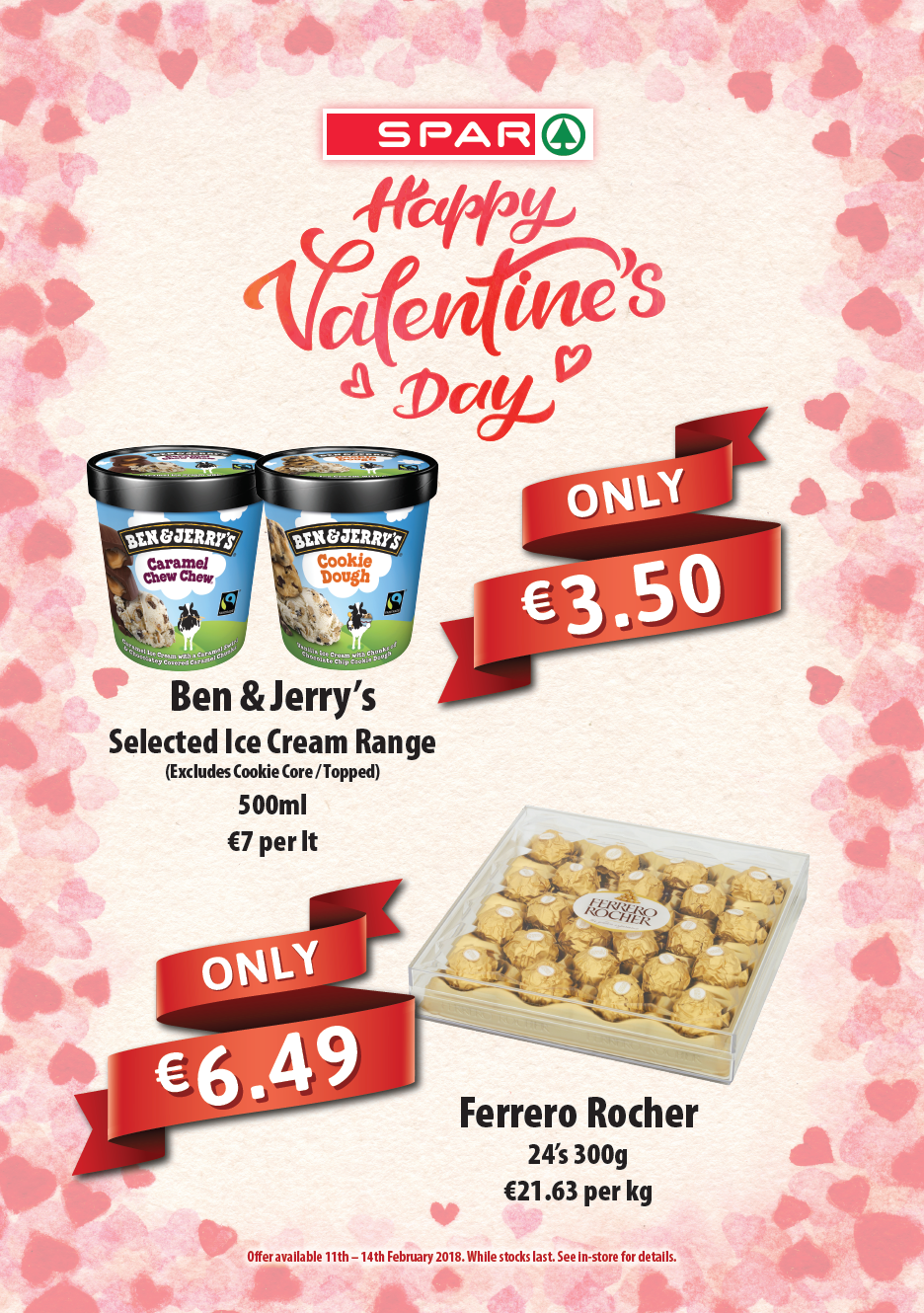 Brendan Carty SPAR Valentines Promotion