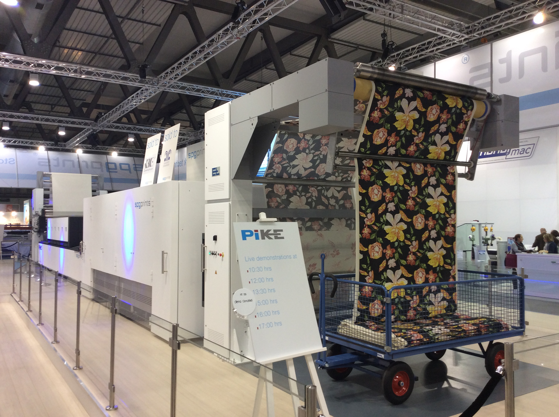explored the latest in digital textile printing tech