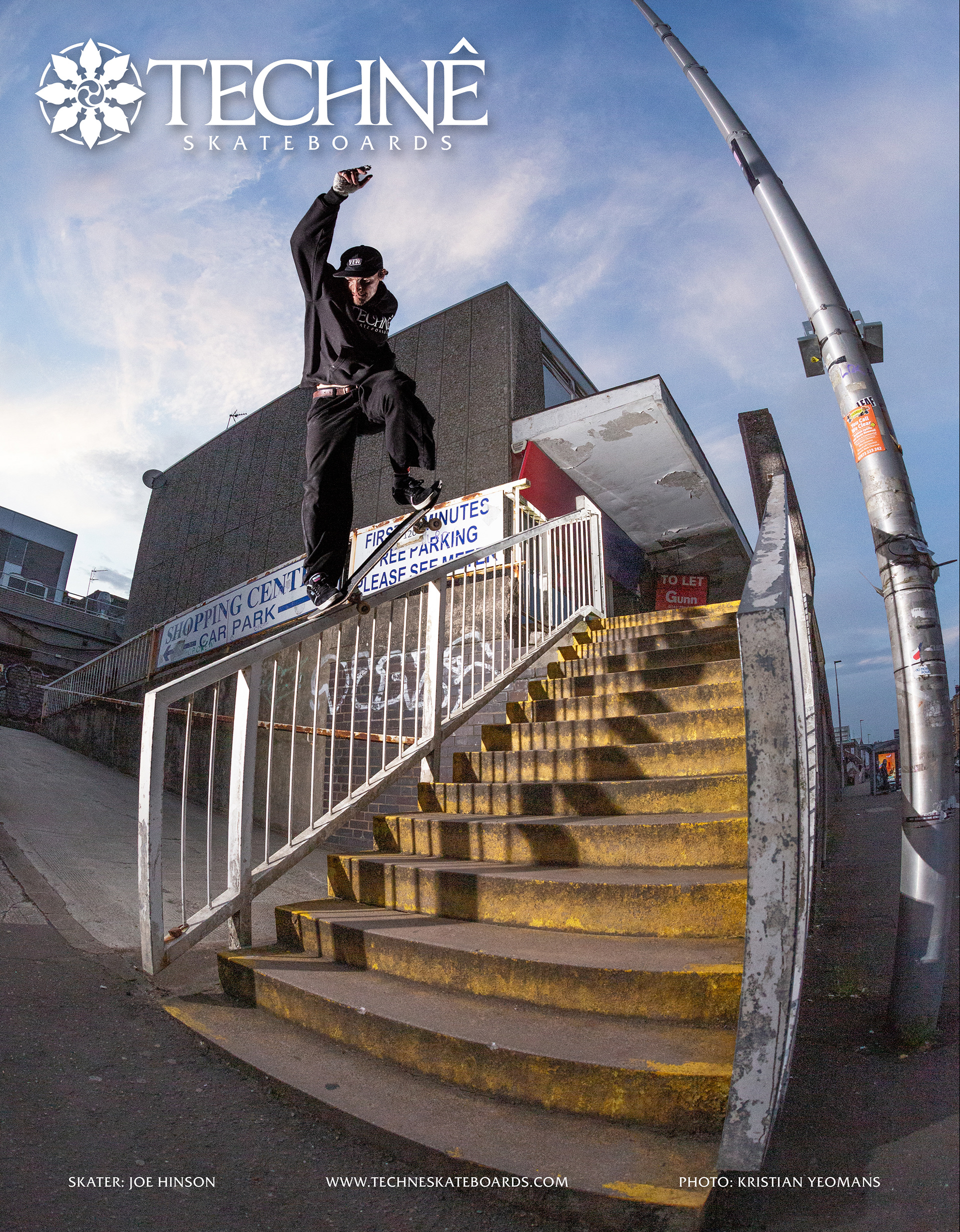 Techne Skateboards - Joe Hinson Advert