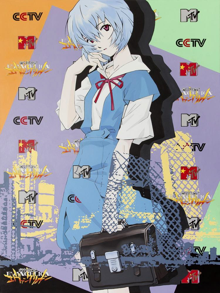 Rei in MTV Music Awards Beijing, Oil on canvas, 180 x 135 cm, 2011