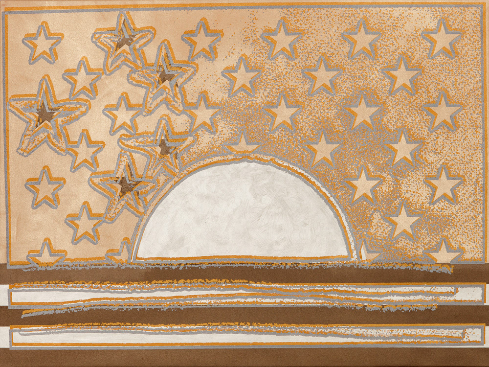 Sunset in Korea, Acrylic on canvas, 76.2 x 101.2 cm, 2012