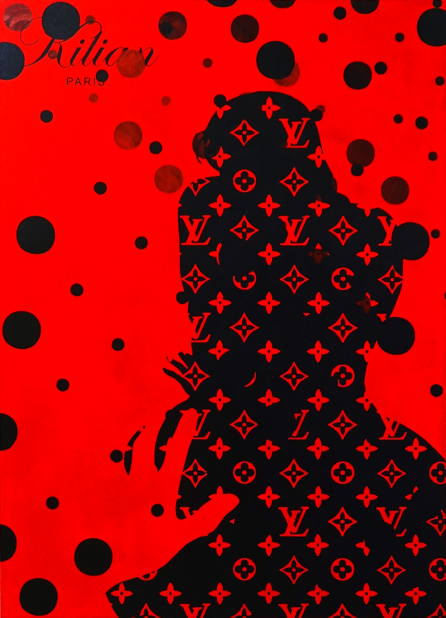 My Wallet of Ethereum(But Sex Burns 69 Calories), Acrylic on linen, 92 x 65cm, 2022