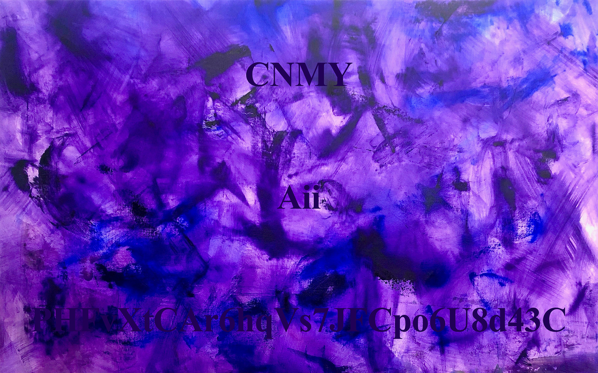 My Wallet of Bitcoin Candy in Coinex, Oil on canvas,  72.7 x 116.8 cm, 2018