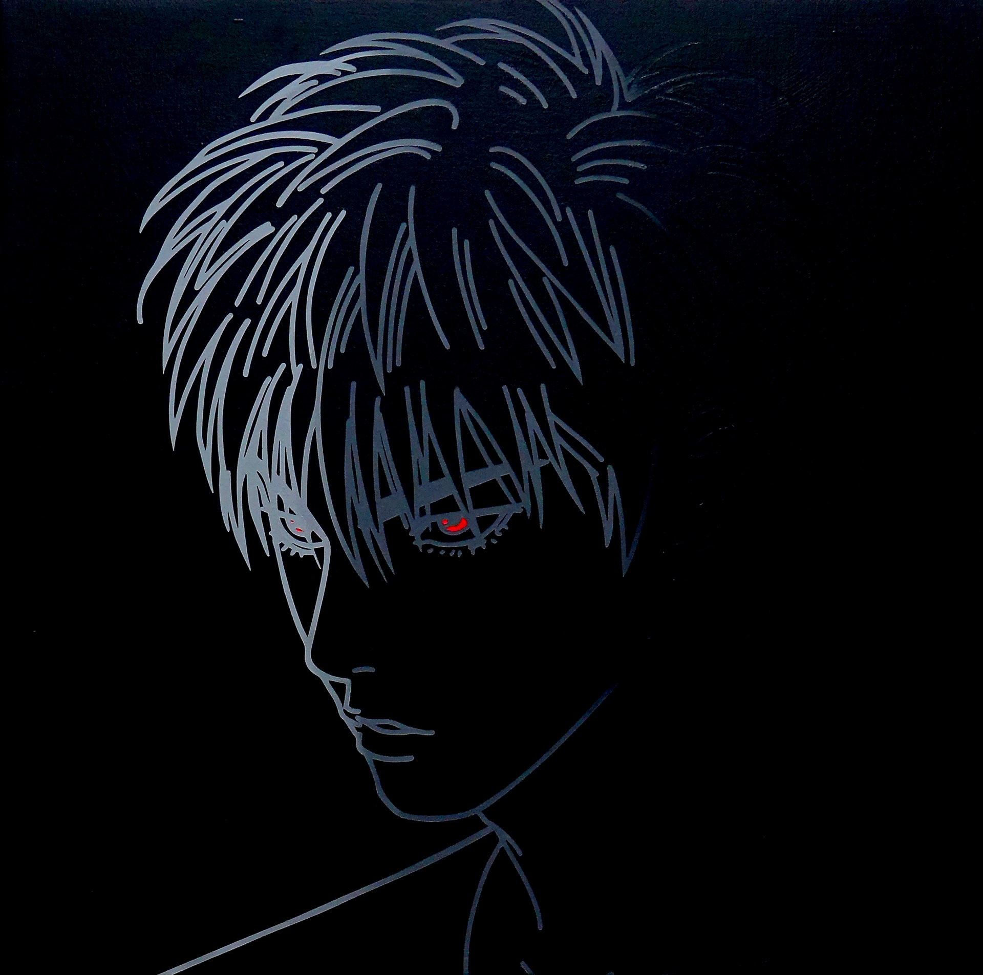 #75, Acrylic on canvas, 60.6 x 60.6 cm, 2023