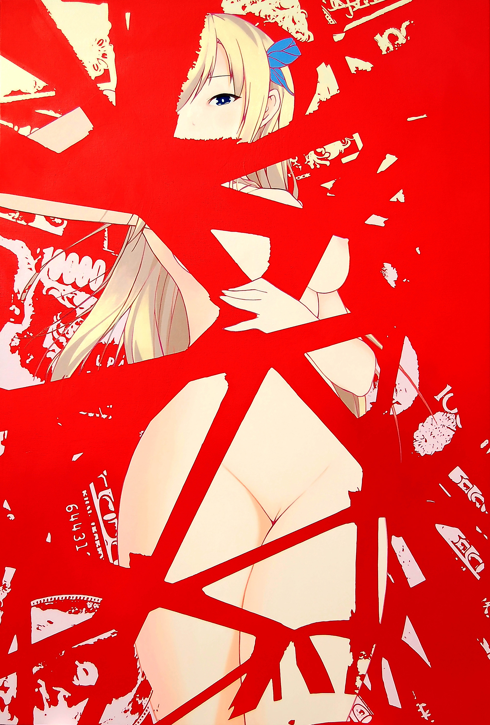 A Girl in the Trap, Oil on canvas, 145.5 x 97 cm, 2016