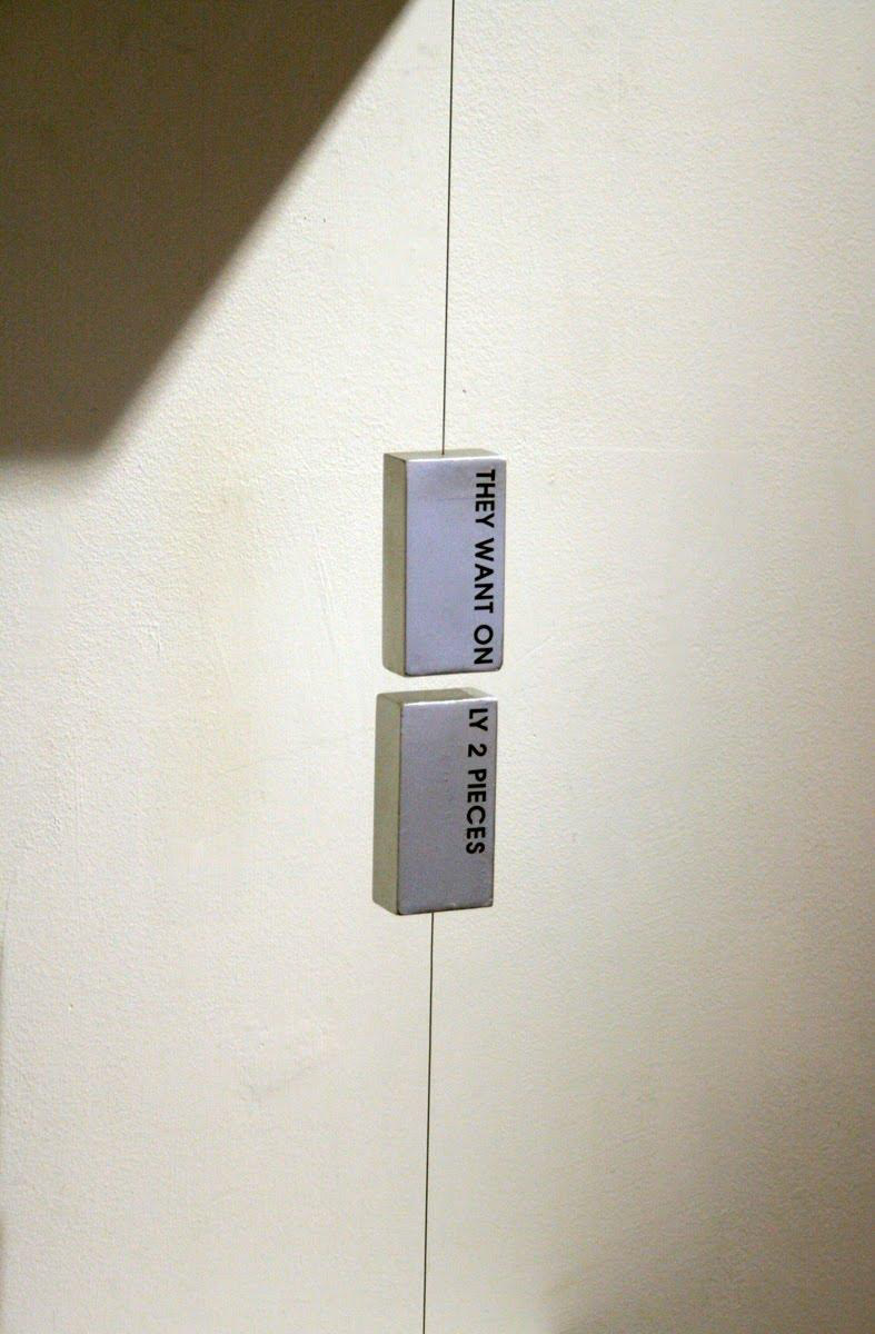 They Want Only 2 Pieces, Magnet, steel, wire, bolt, nut  91 cm x 40 cm x 30 cm, 2007