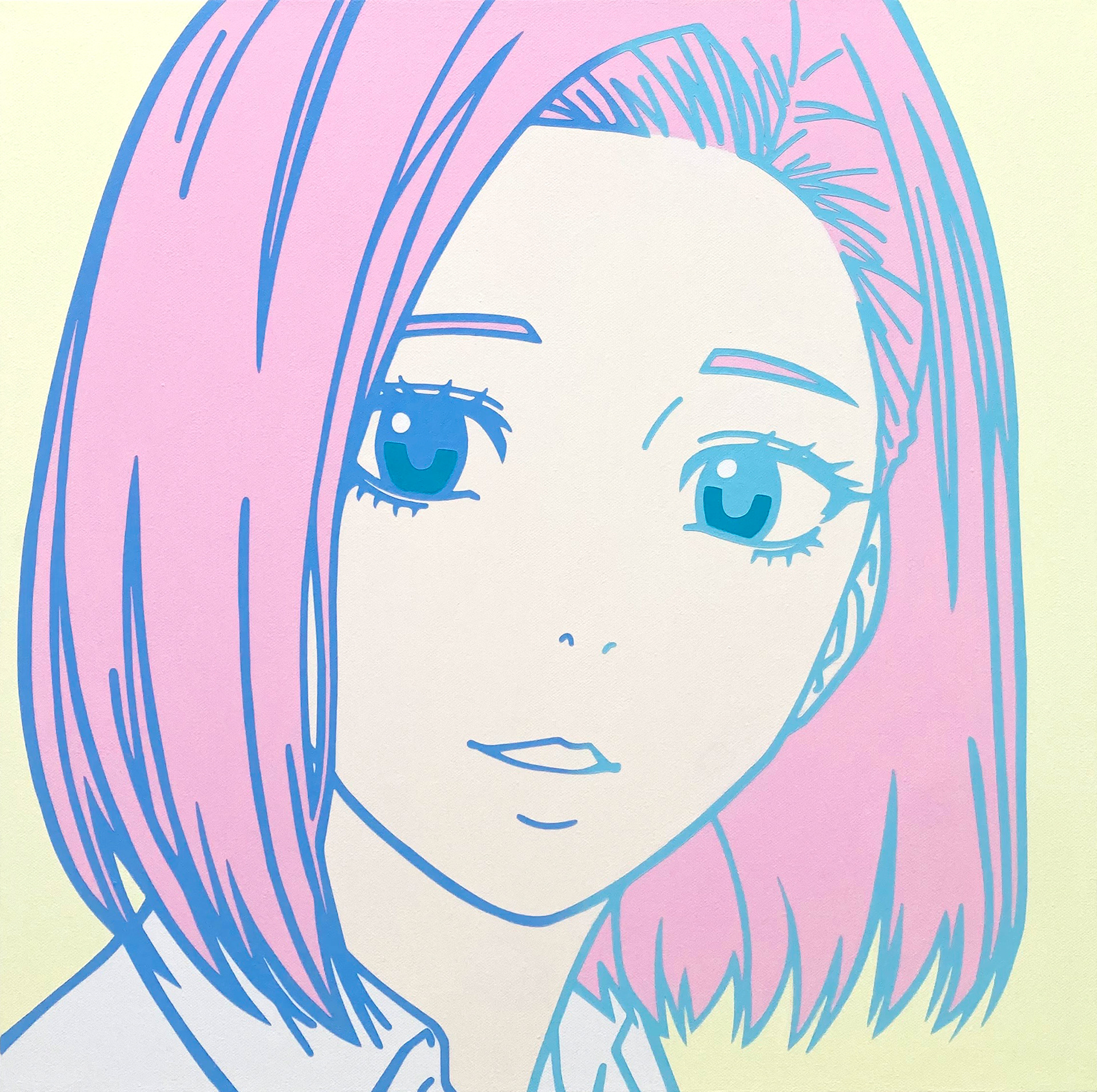 #234, Acrylic on canvas, 45.5 x 45.4 cm, 2023