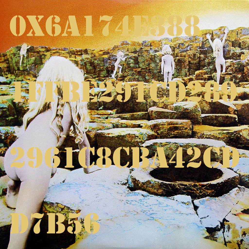 My Wallet of Ethereum in Upbit(Led Zeppelin Yellow), Digital Image, 2018