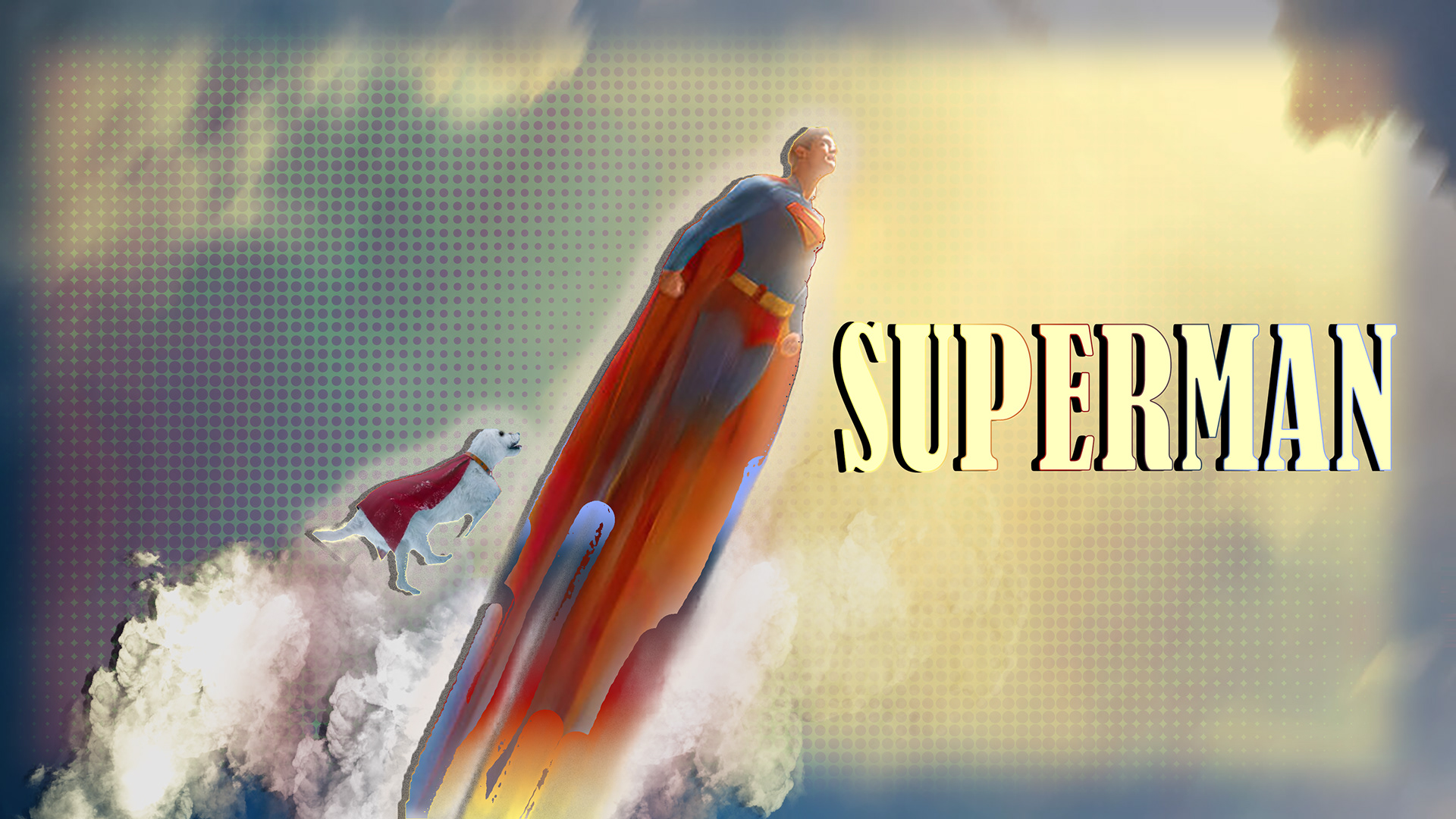 Superman Poster, 3829 x 2154, Personal Project, this is to show my appreciation for the superman film