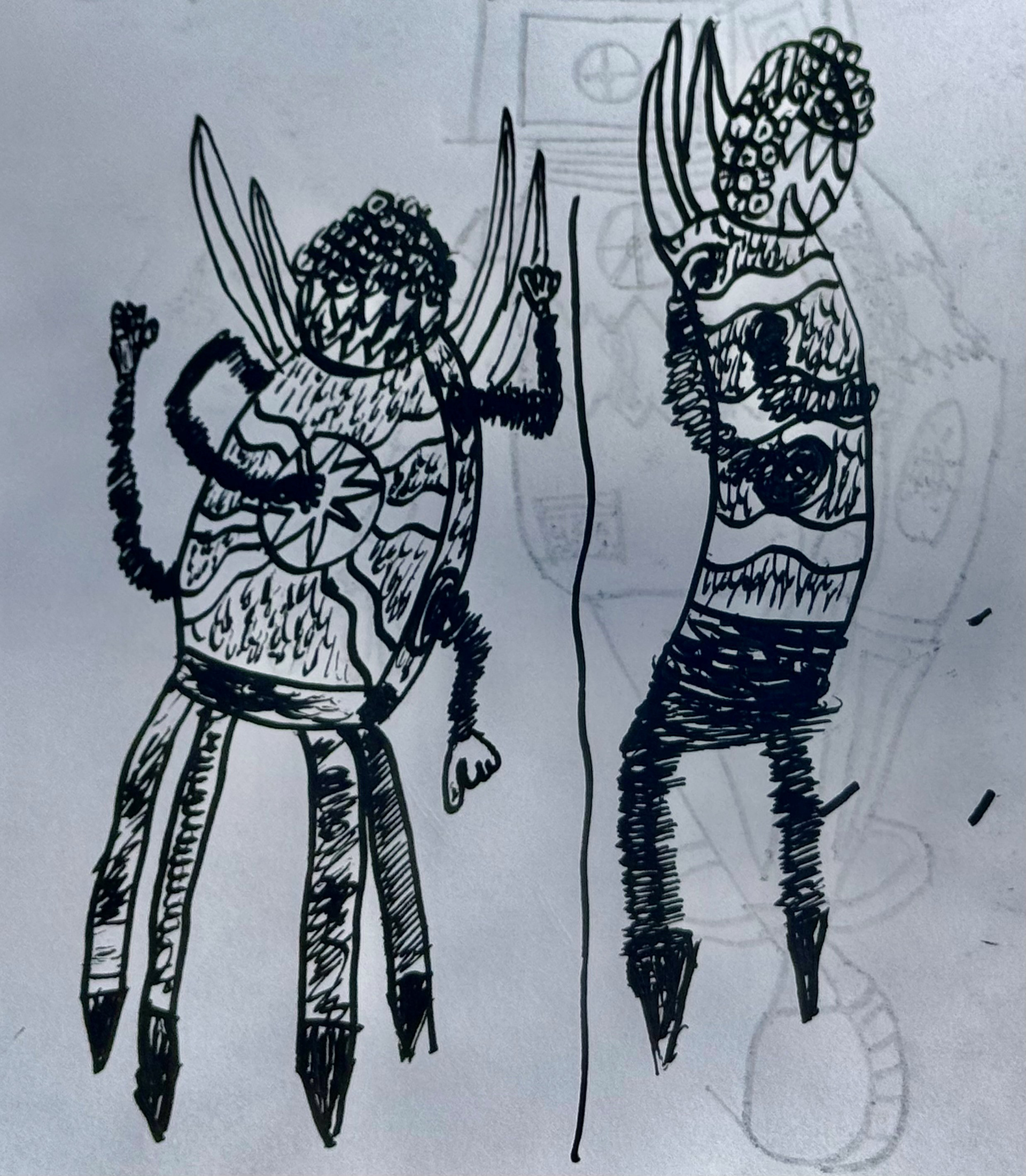 Voidless Pen and Ink V1, Illustration Finale2873 x 2453 Pixels, First version of Voidless drawn on ink