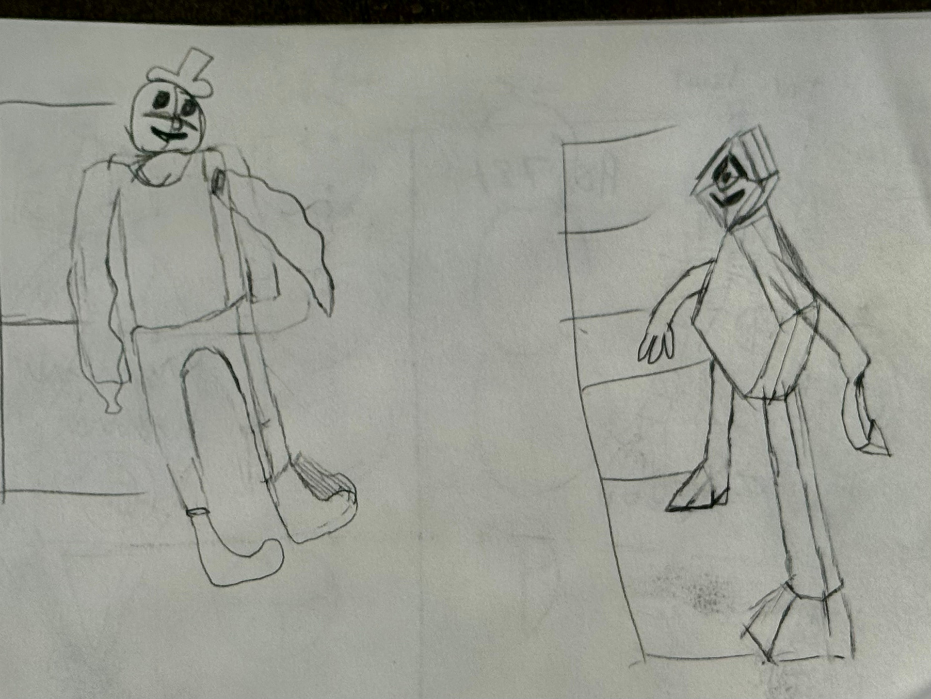 Character Designs, Illustration Project ,2983 x 2411 pixels, My first ever full body designs