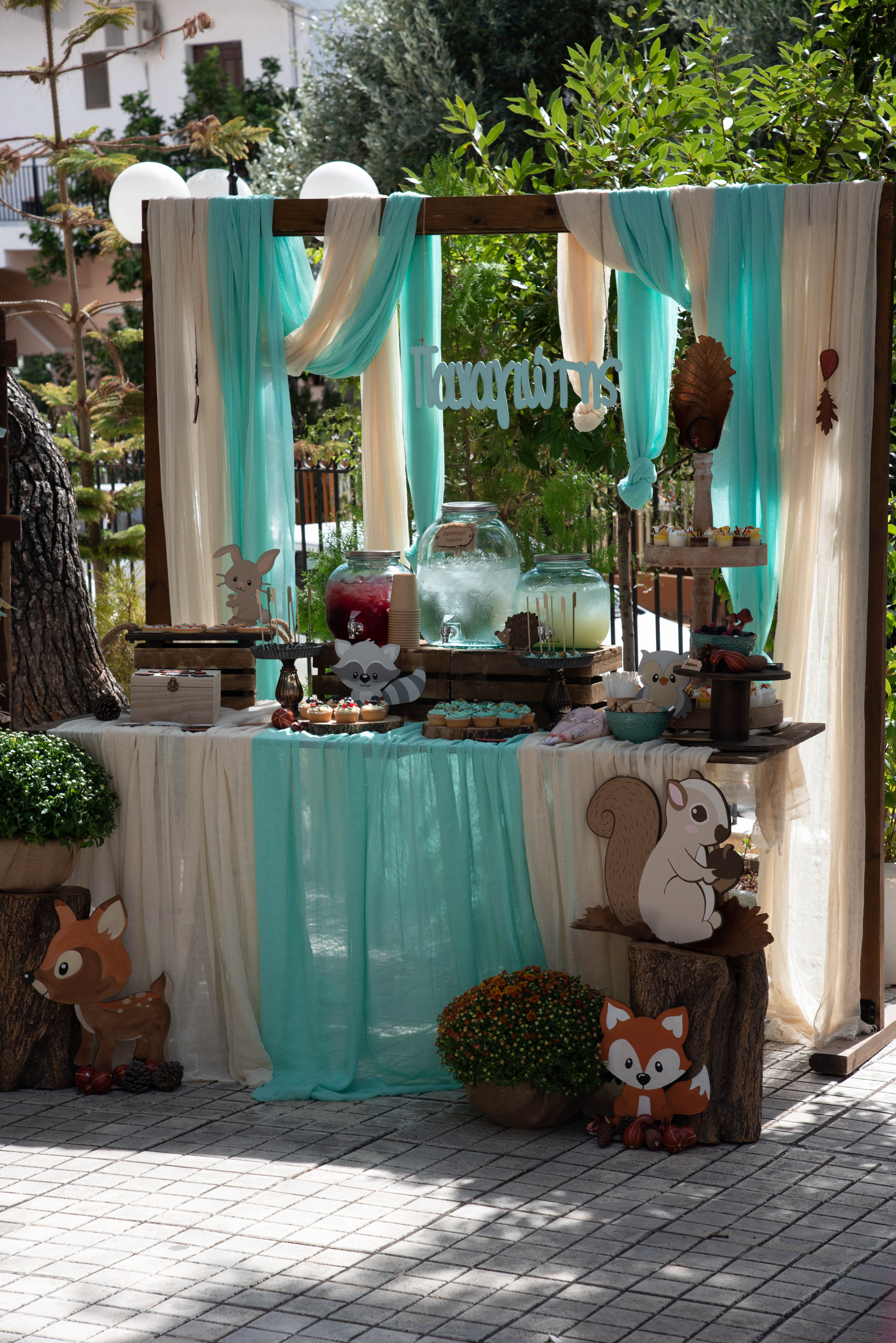 Candy bar με θέμα δάσος