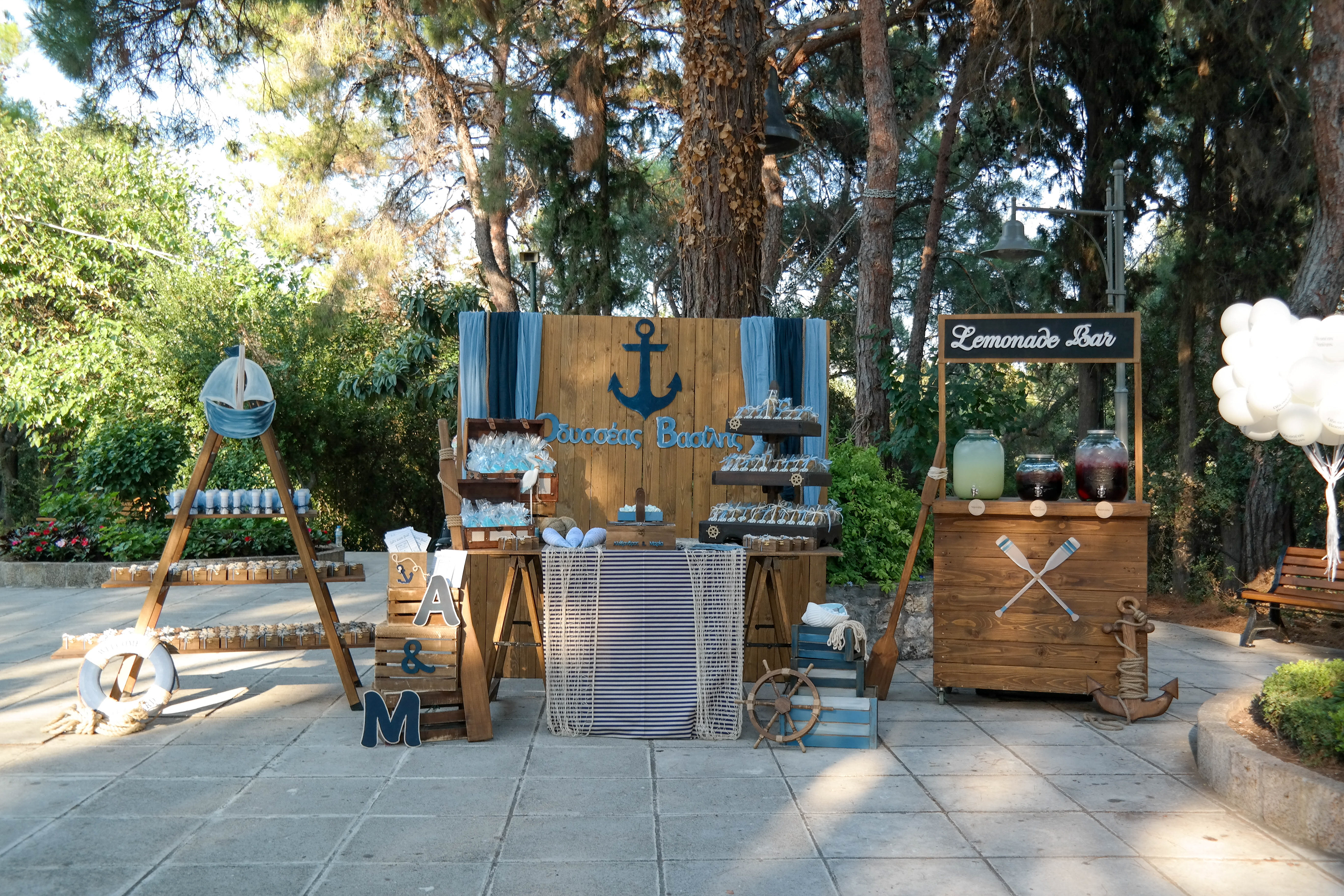Candy bar με θέμα ναυτικό