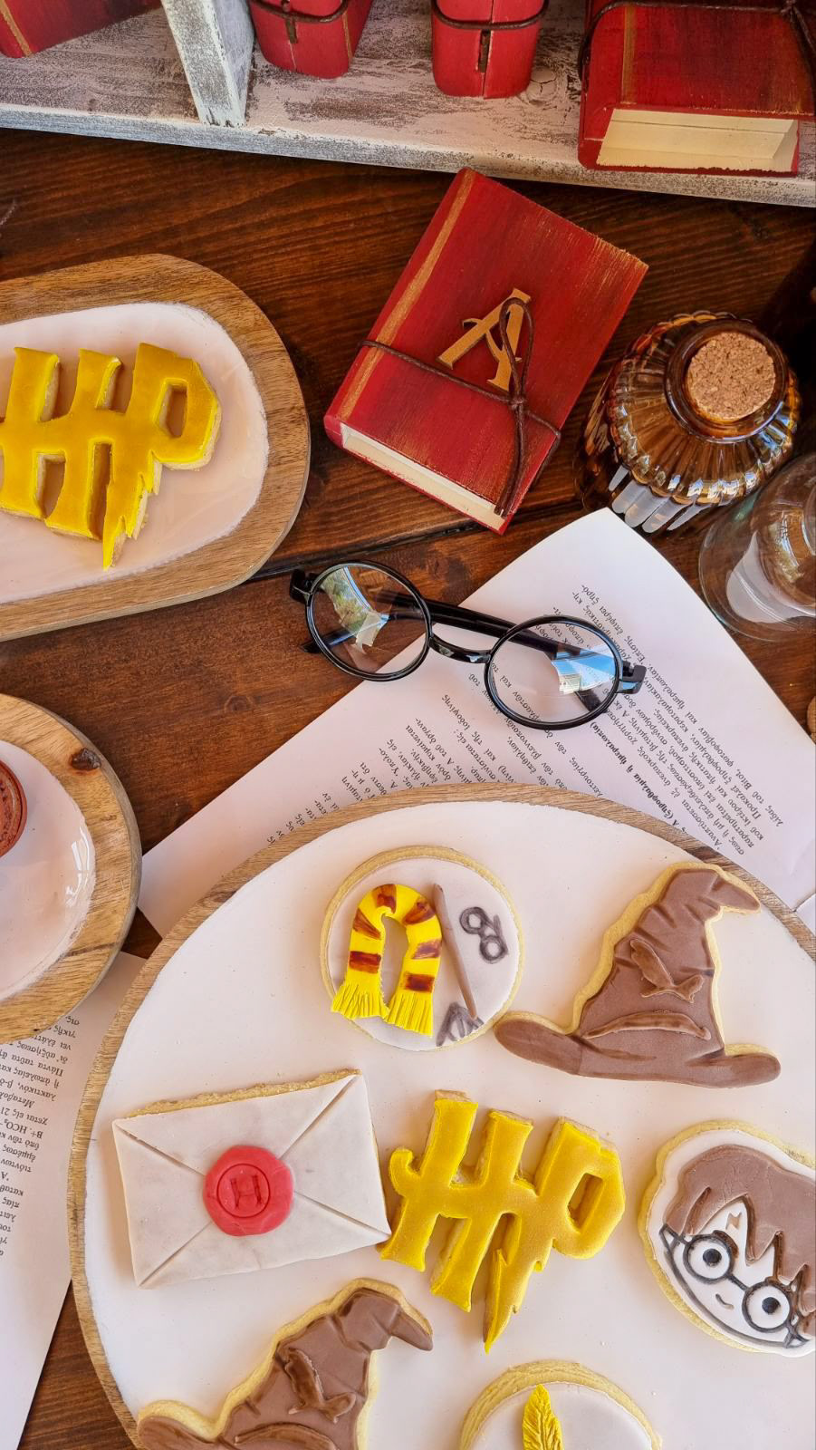 Στολισμός βάπτισης με θέμα Harry potter
