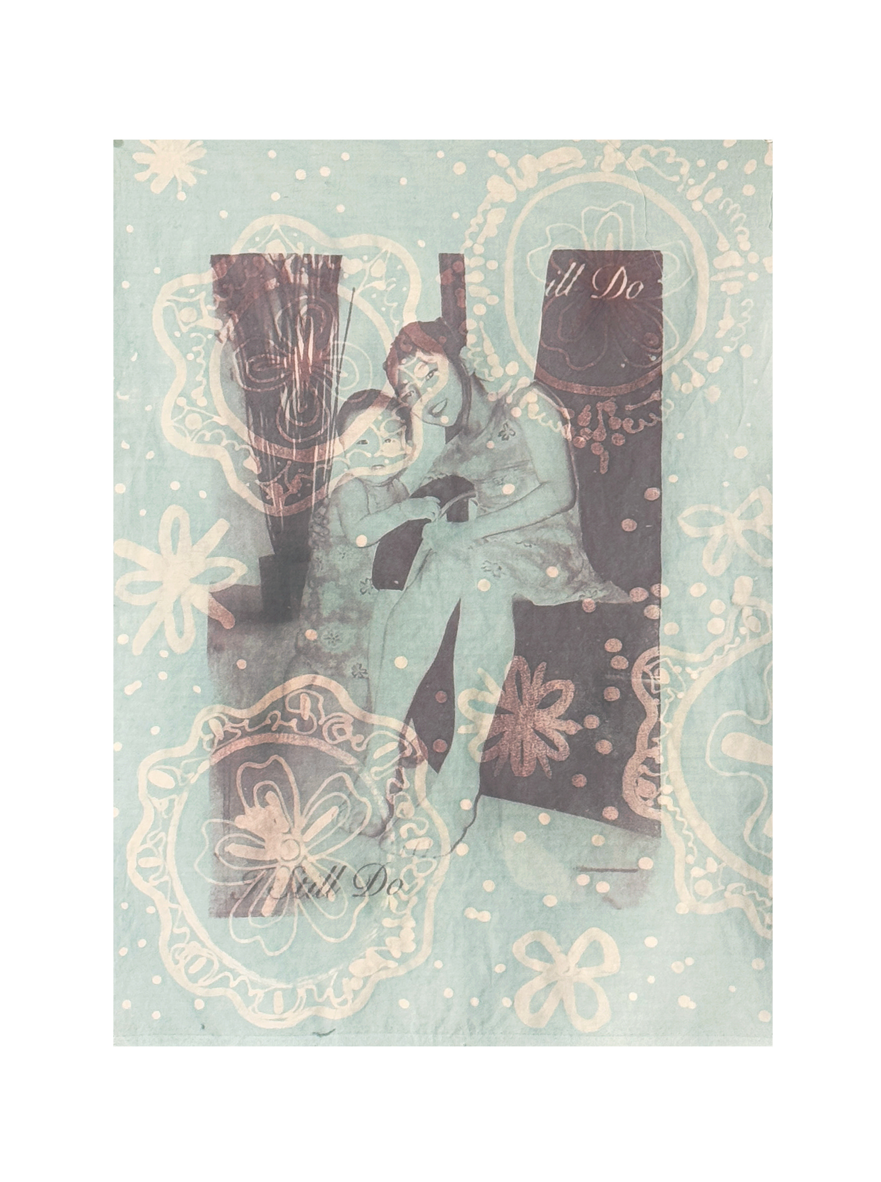 I Still Do, Screen print with synthetic dye on Batik, 2024