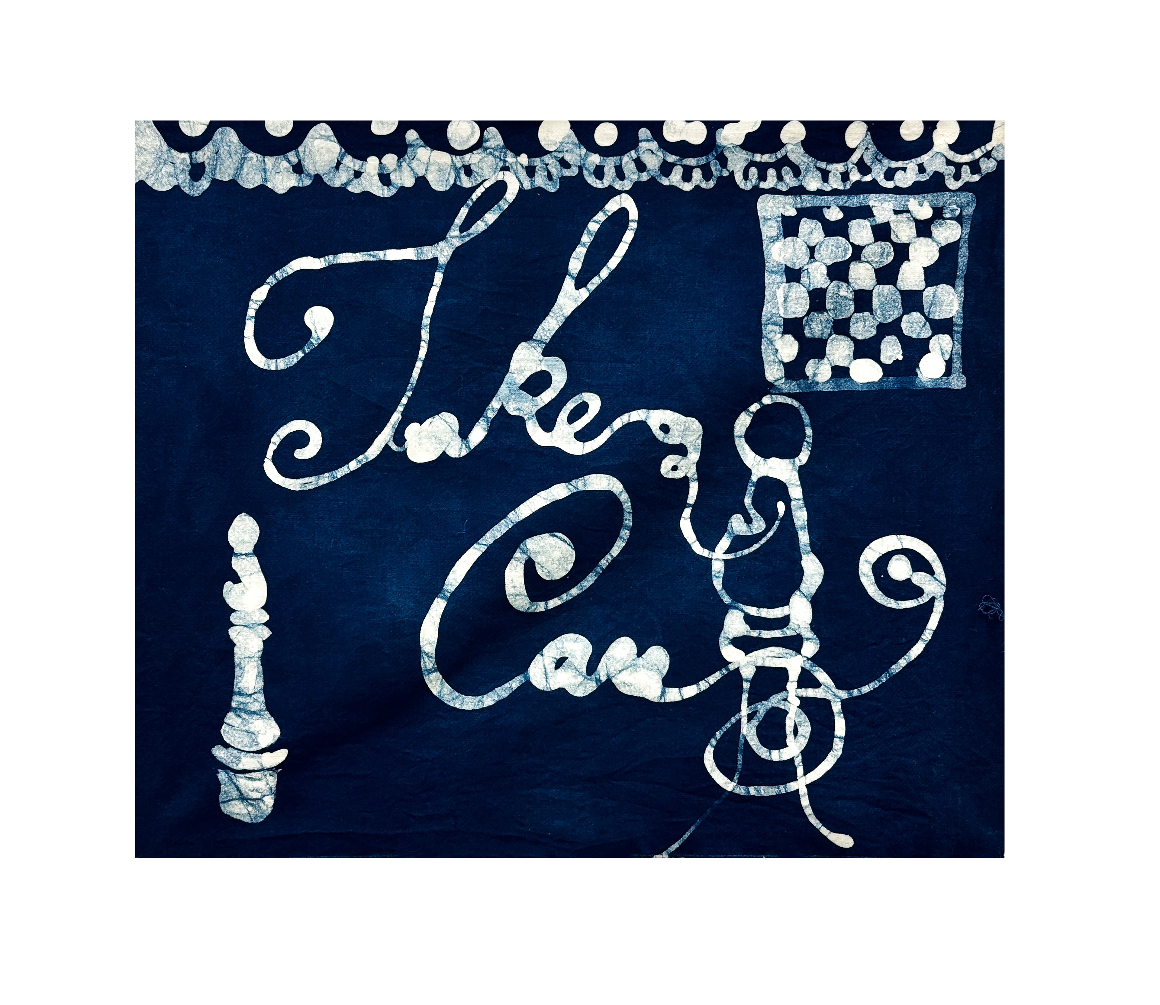 Take Care, Batik with Natural Indigo Dye, 2024