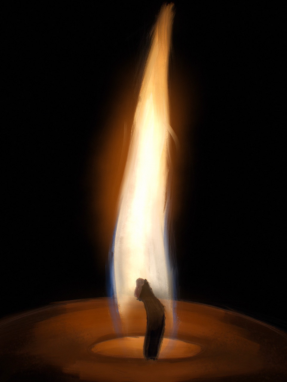 Light Study, done through Procreate-October 2022