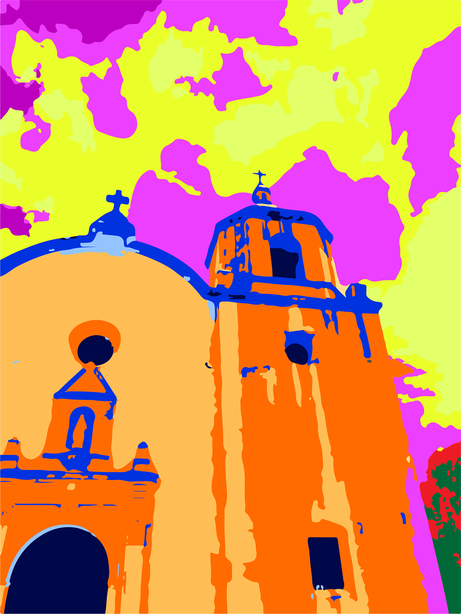 Complementary Color study, done through Illustrator-October 2022