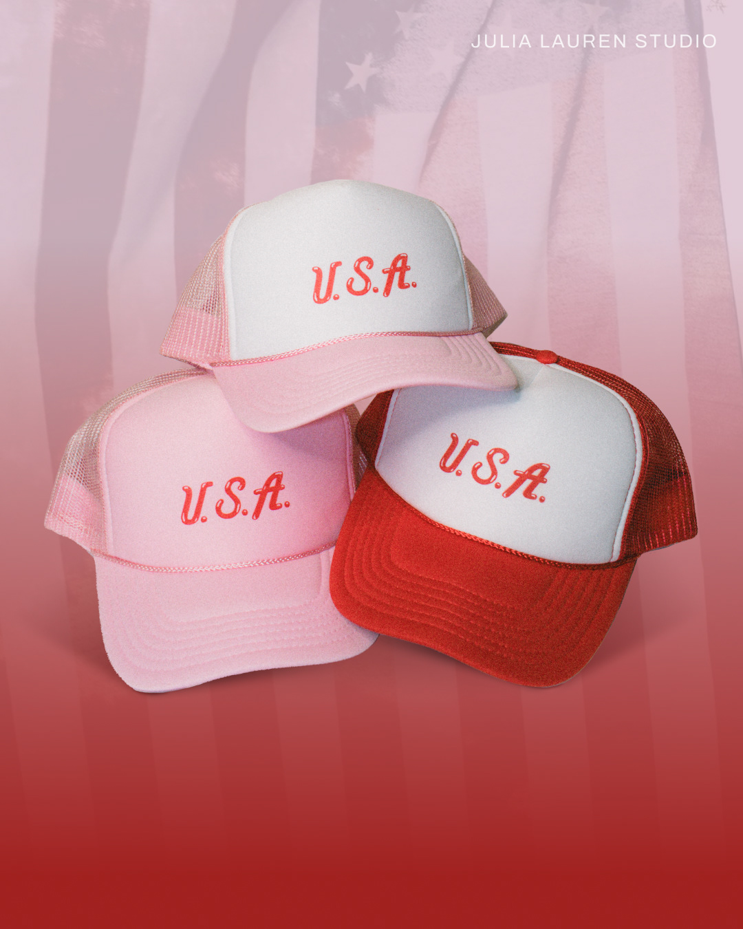 Vintage Iron on's added to trucker hats