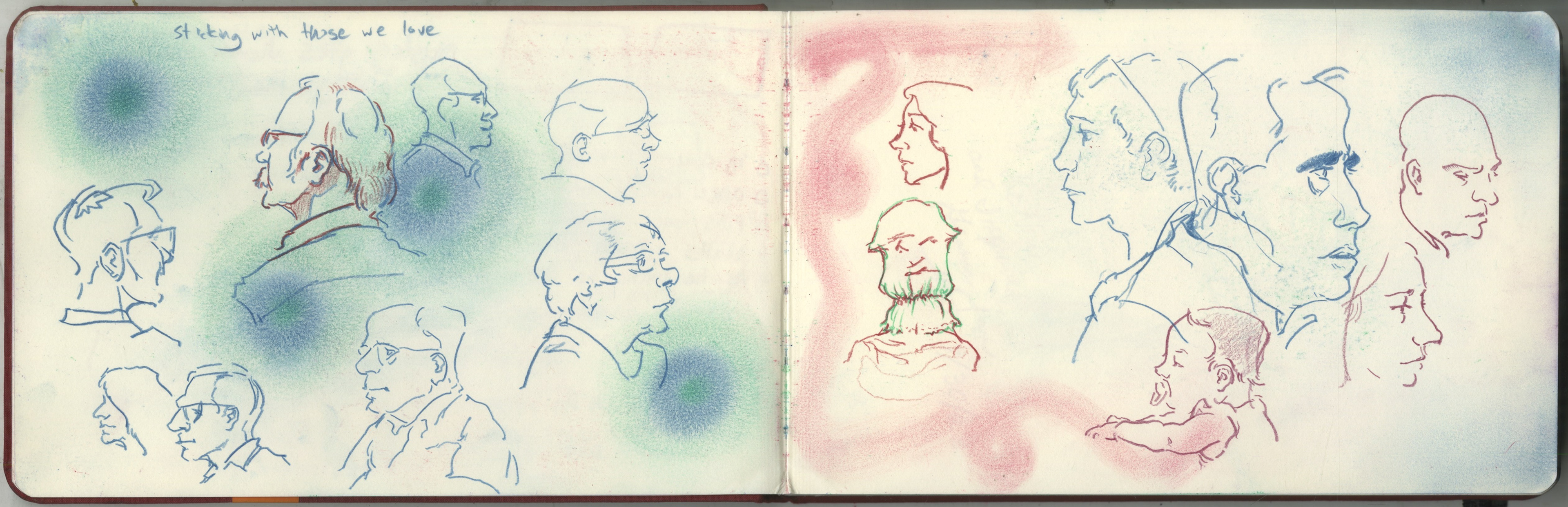 i love the circle patterns i made with the colored pencil shavings