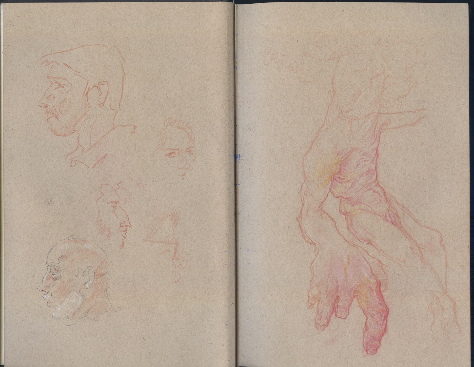 im in love with the right page sketch. the colors and feel is so nice.