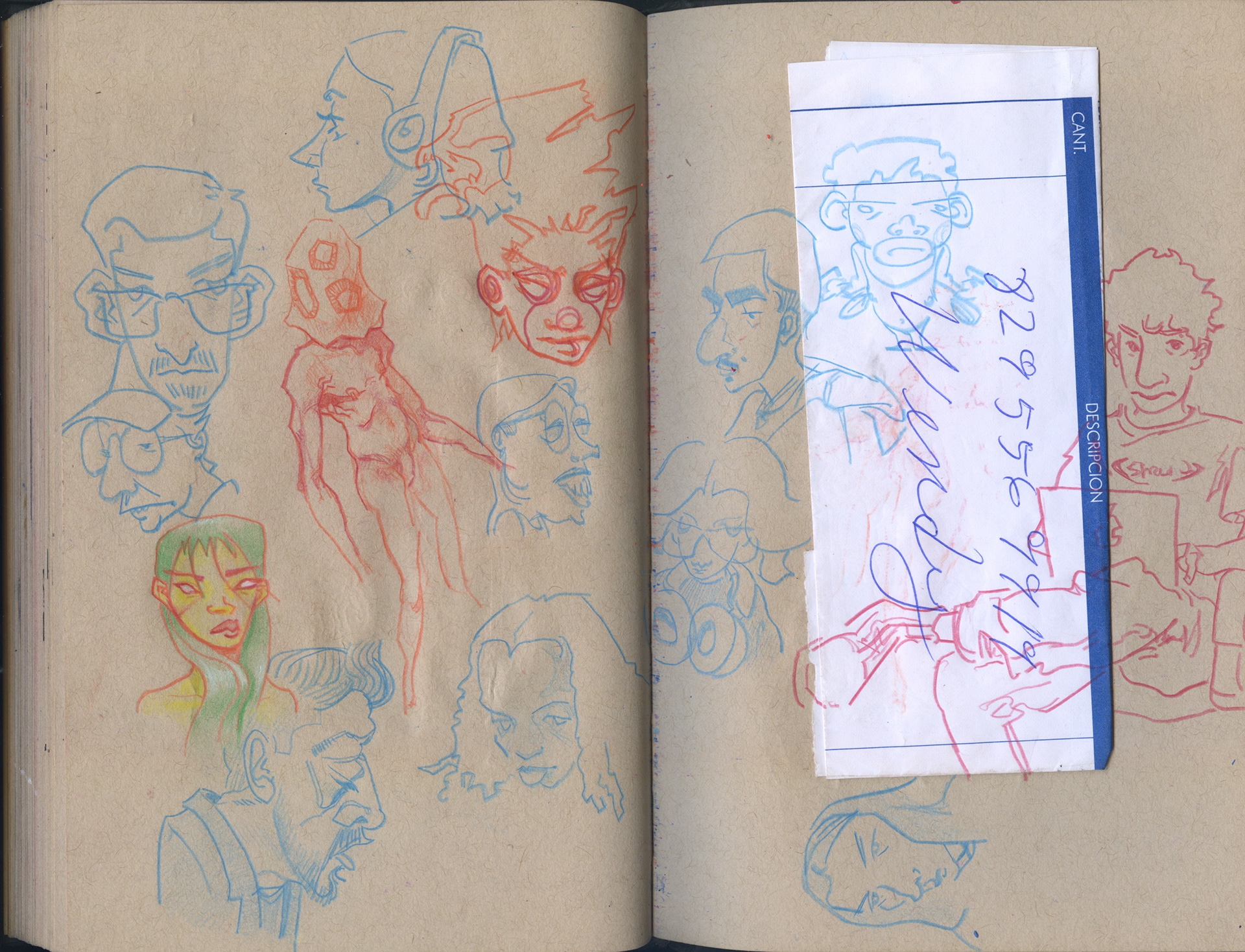 drew some people in my class. my teacher liked them and might commission me to draw some of his coworkers in the same style for their website. i hope he does because i need money.