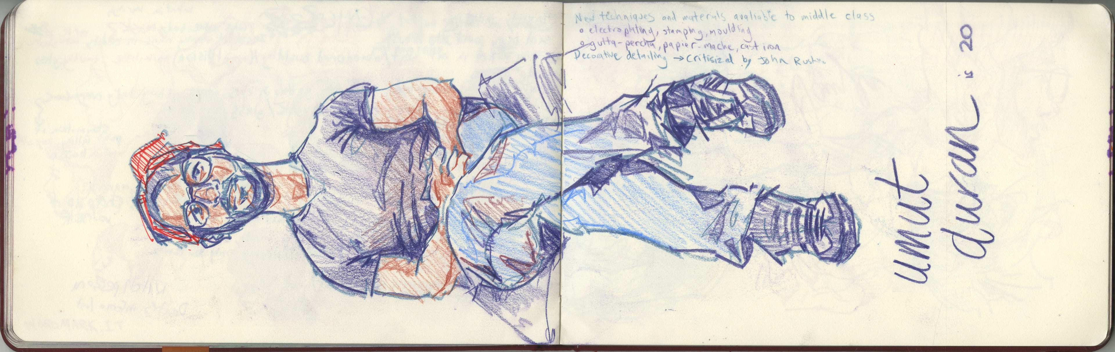 Umut at his birthday. was quite tipsy while drawing this one:)