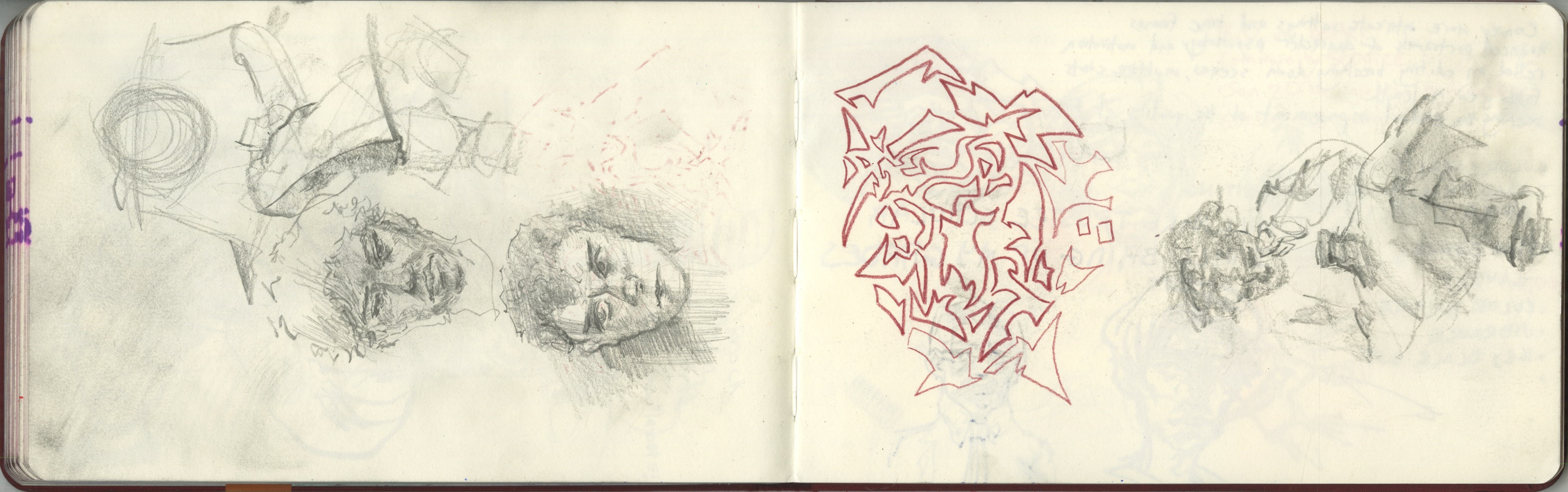 some sketches by chau and myself