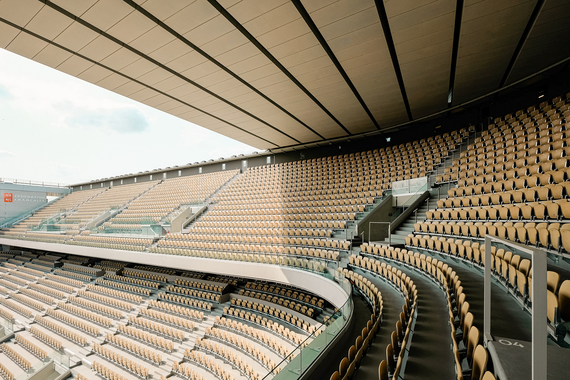 Philippe-Chatrier Court: new roof project, Roland-Garros — Vinci Construction