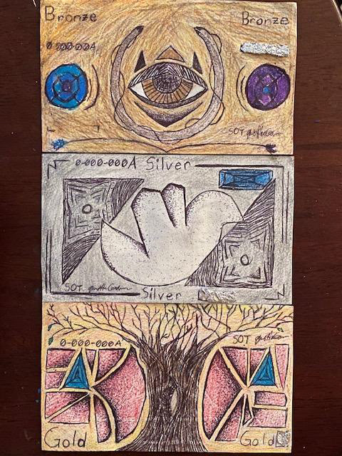 Currency project for first art class (front)