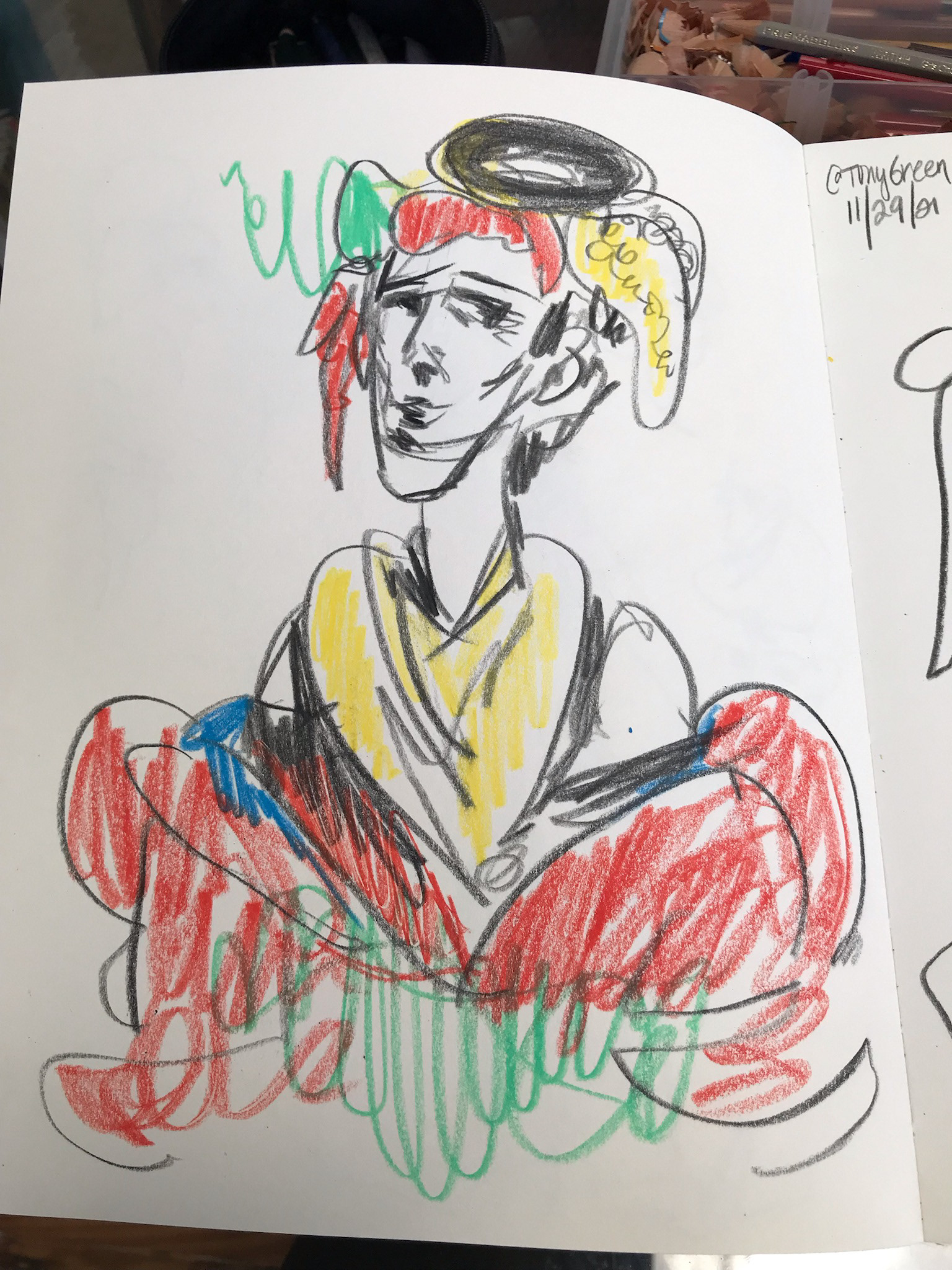 Masterclass with Tony Green @tonygreen_illustration