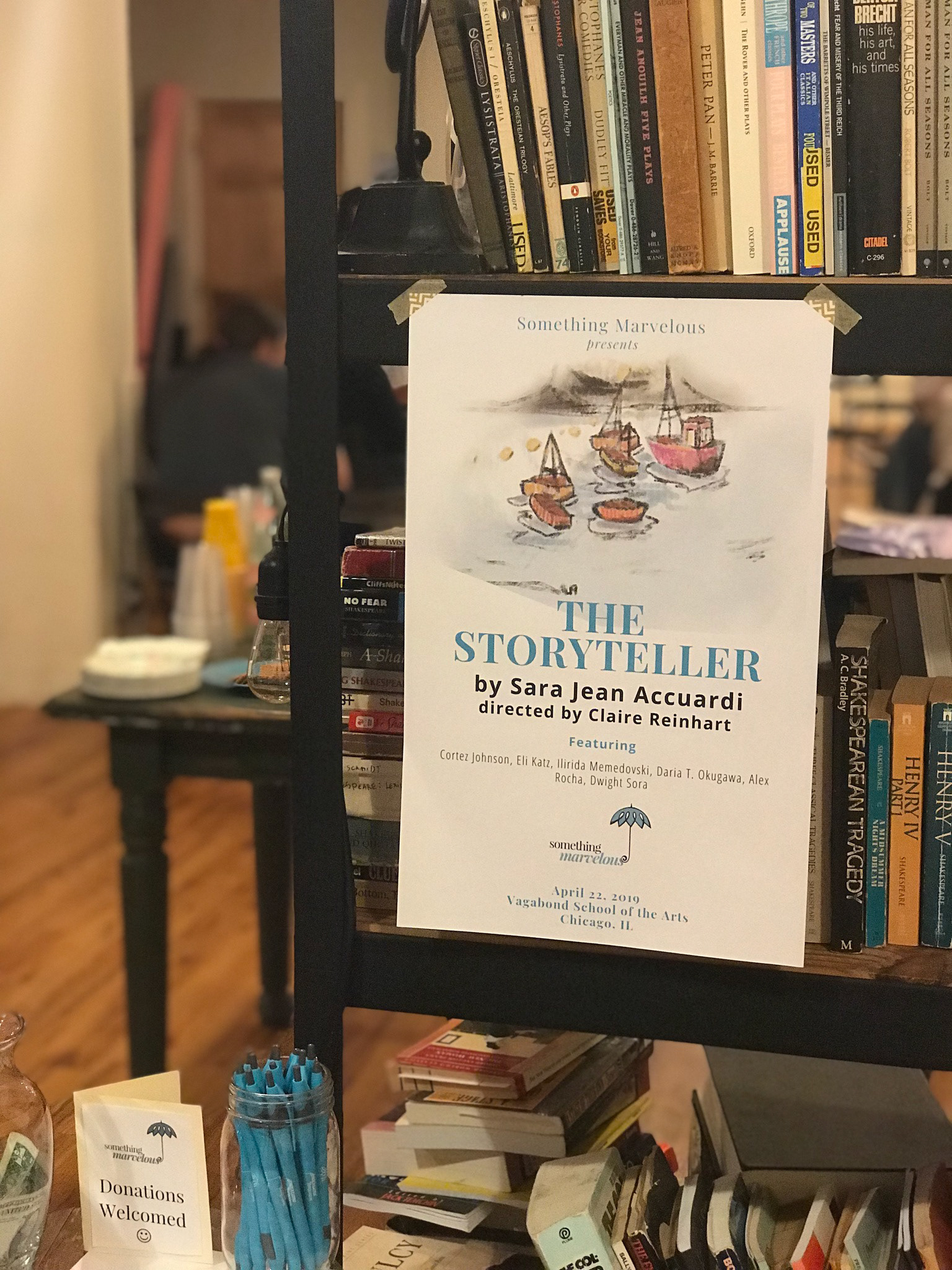 Art and poster design for “The Storyteller,” a play by Sara jean Accuardi, digital art 2019design for “The Storyteller,” a play by Sara Jean Accuardi, digital illustration 2019