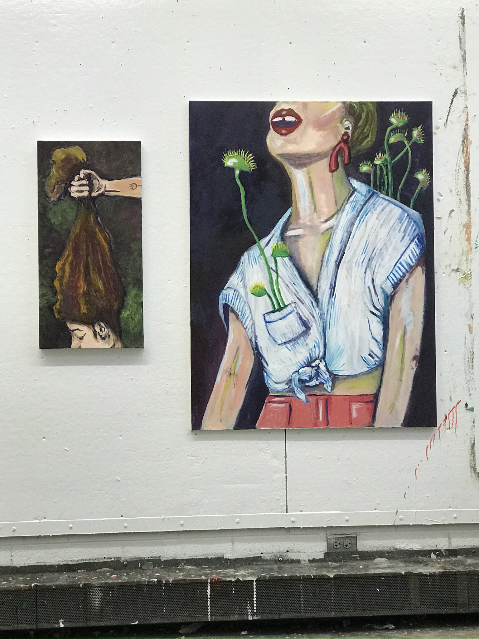 “Untitled” and “By the Hair”