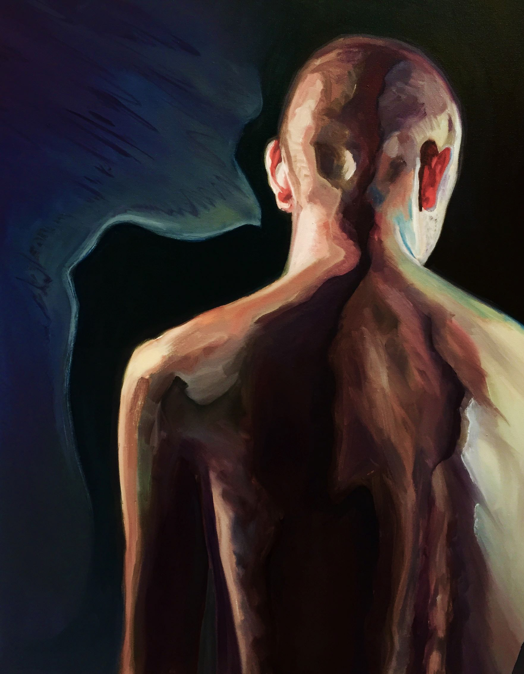 Real Emotion 2, Oil on Canvas, 24in x 30in