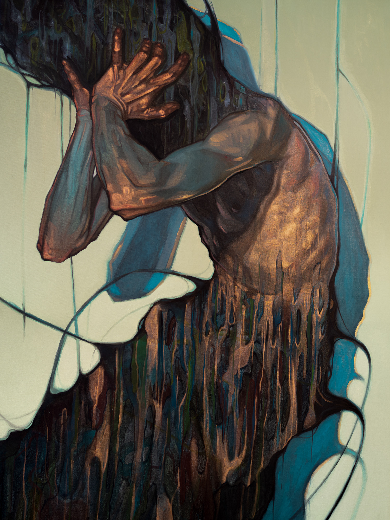 Can You See It Yet, 42in x 54in, Oil on Canvas