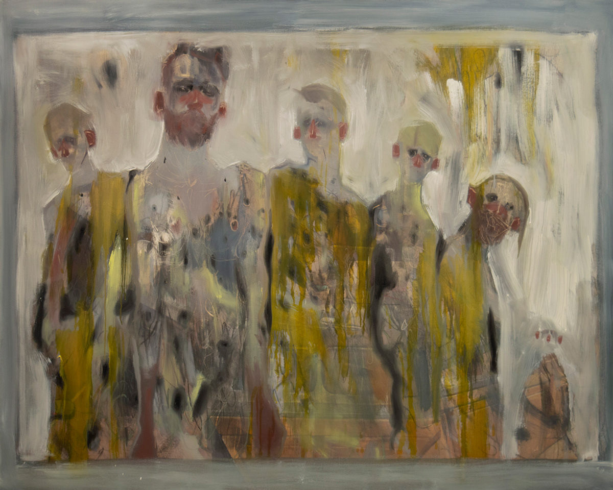 Facets, Oil and Charcoal on Canvas, 72in x 60in